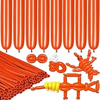 Vista 11 de 260 globos blancos largos para animales de globo, 100 globos giratorios para guirnalda de globos, animales, modelado, cumpleaños, boda, decoración