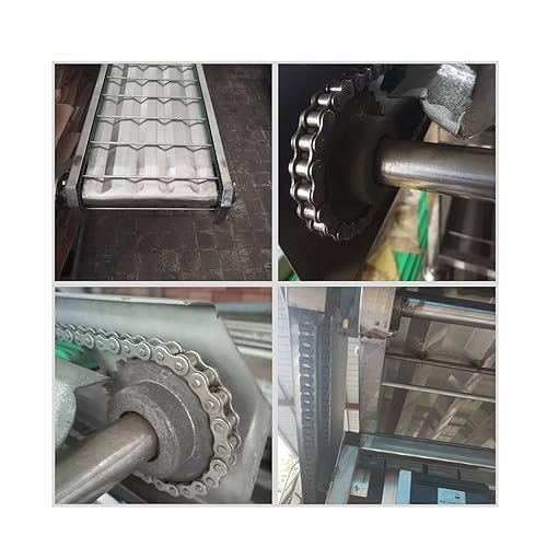 Miniatura 8 de Piñón de cadena de rodillos de 23 dientes, tipo B, dientes endurecidos, 25 cadenas Sigle Strand de 14 de pulgada, orificio de 0.591 in, acero al