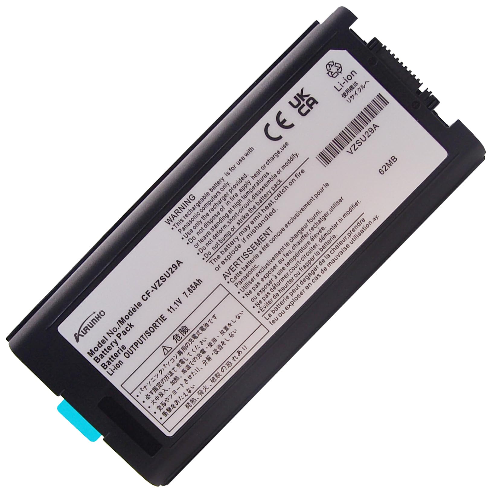 Amazon.com: AURUNHO CF-VZSU29A Laptop Battery Replacement for