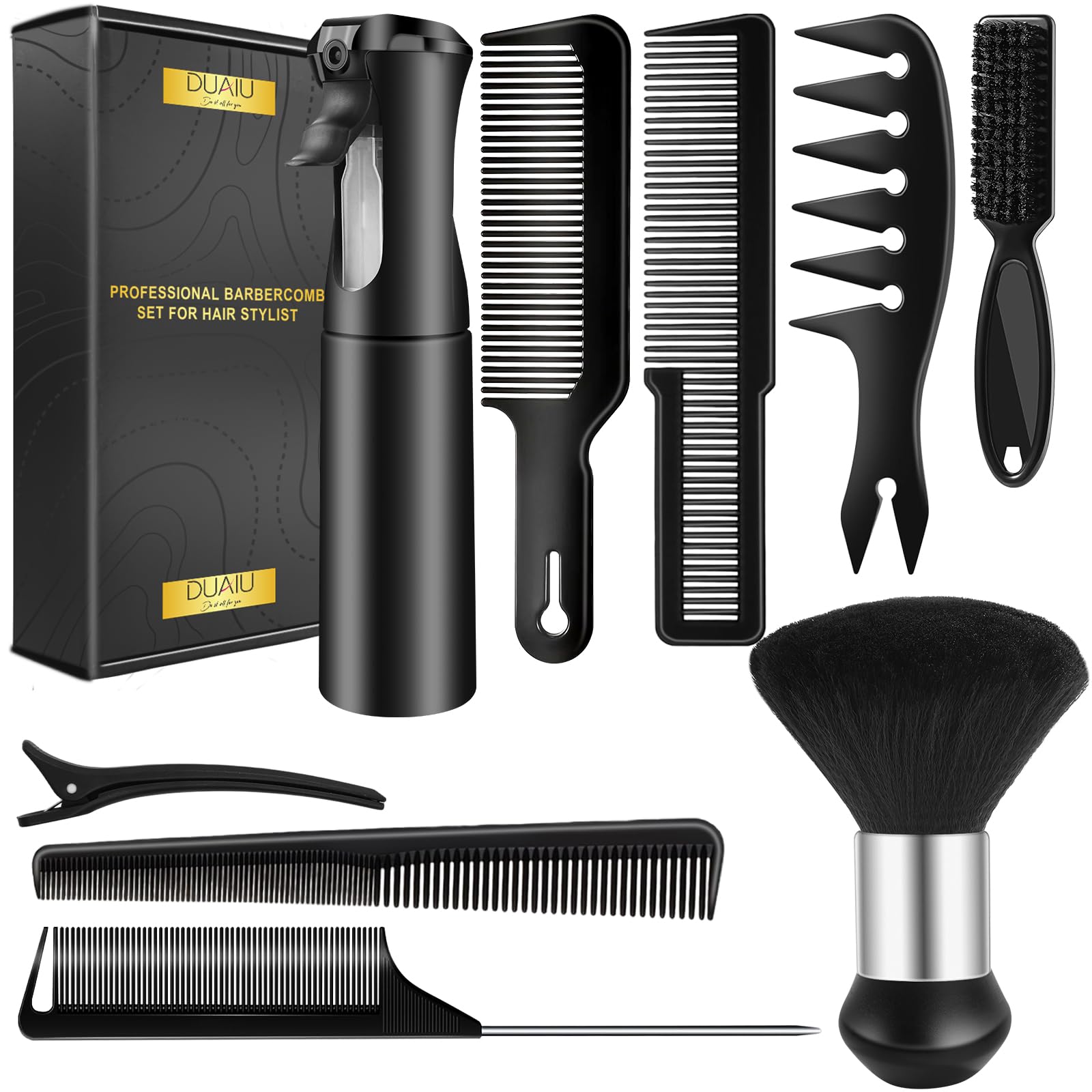 DUAIU 9Pcs Hair Comb Set