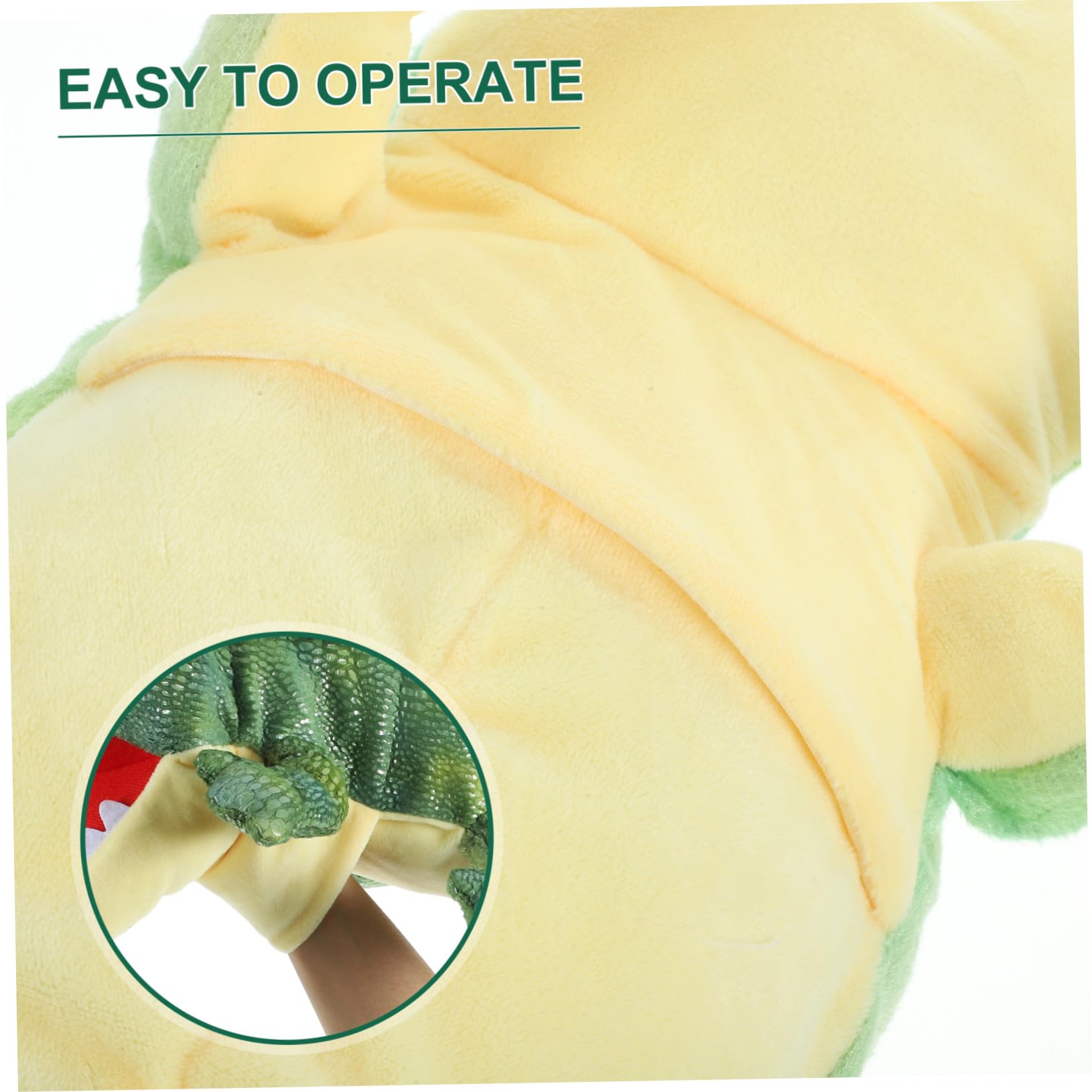 Marionetas de Mano de Peluche de Animales Juguete Interactivo para Contar Cuentos Marioneta de Mano de Rana de Peluche para Decorativas para Juguetes de Animales