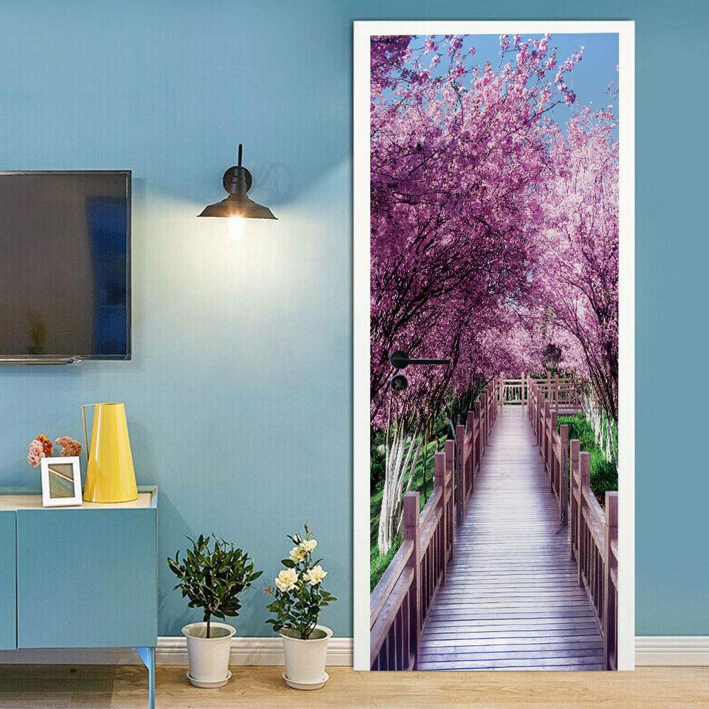 Sticker porte amovible pour cacher les imperfections de vos murs