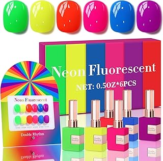 Double Rhythm 6 Pcs 15 ML Gel Polish Set Same Color Same Bottle Soak Off...