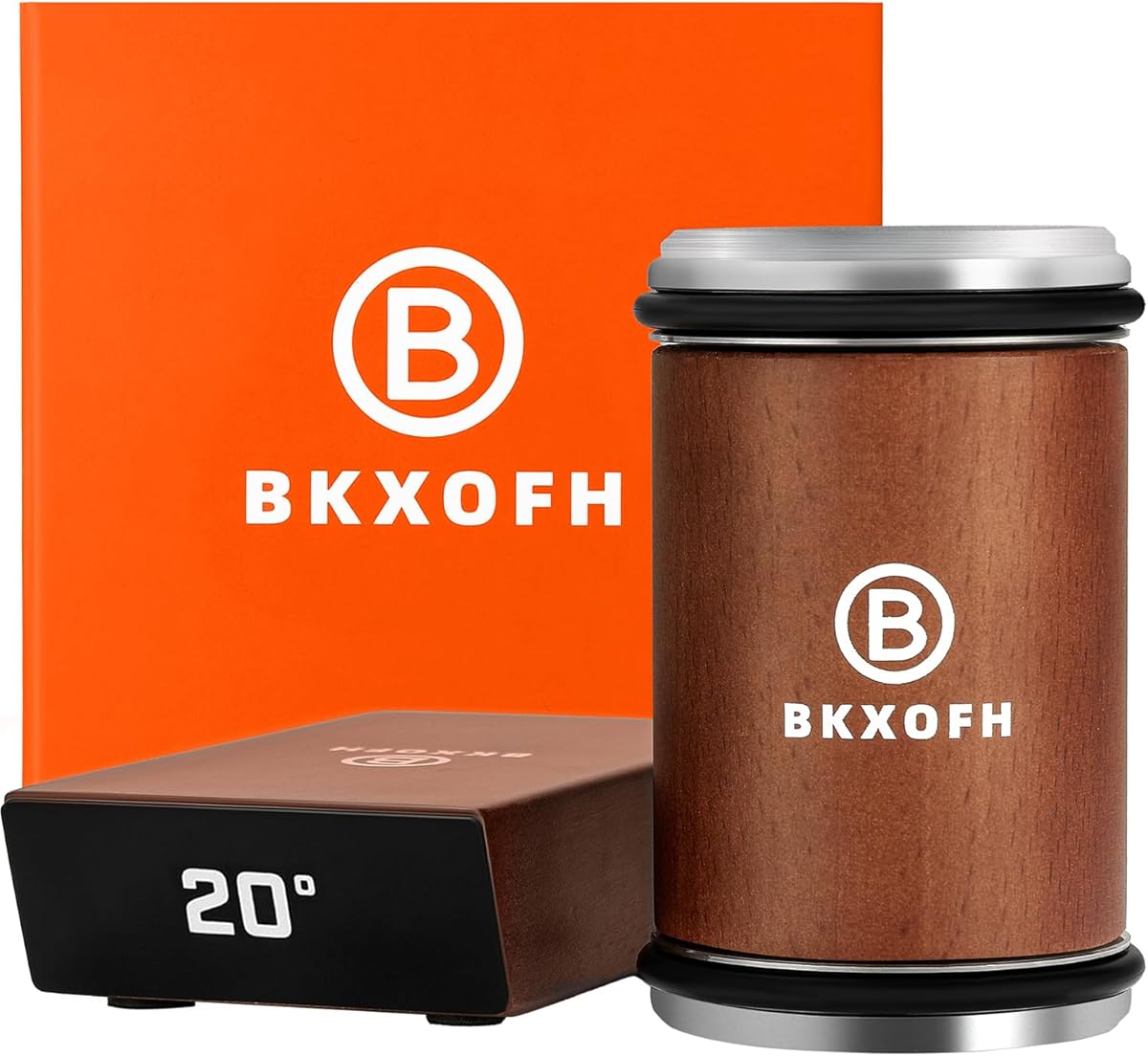 Rolling Knife Sharpener Kit, Knife Sharpener Roller, Magnetic Knives Sharpen with Removable Diamonds and Ceramic, Roller Sharpening Tool for Kitchen Knives with 15° & 20° Degree Magnetic Angle, Walnut