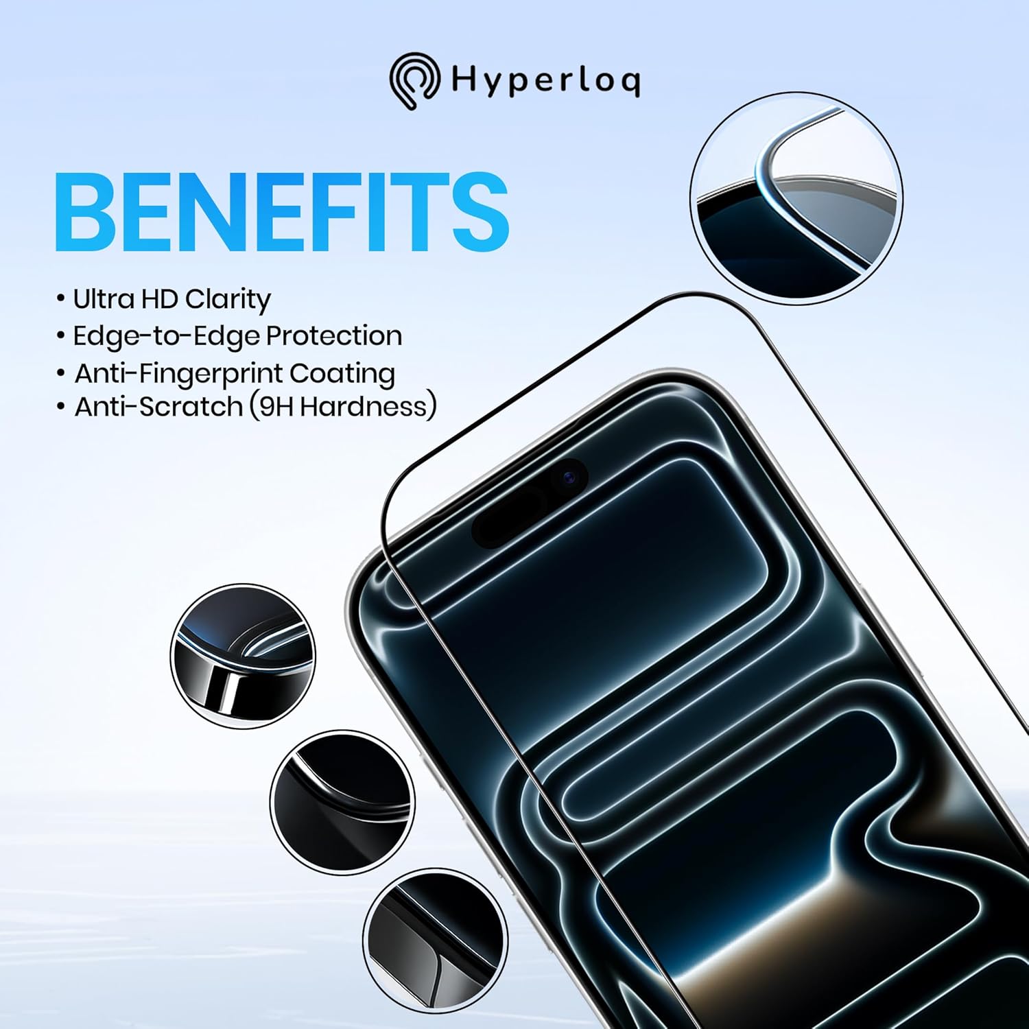 NeoGlass Clear Screen Protector for Samsung Galaxy S24+ ultra 2-Pack, Easy Install Anti-Spy 9H Tempered Glass, Anti-Fingerprint, Bubble-Free