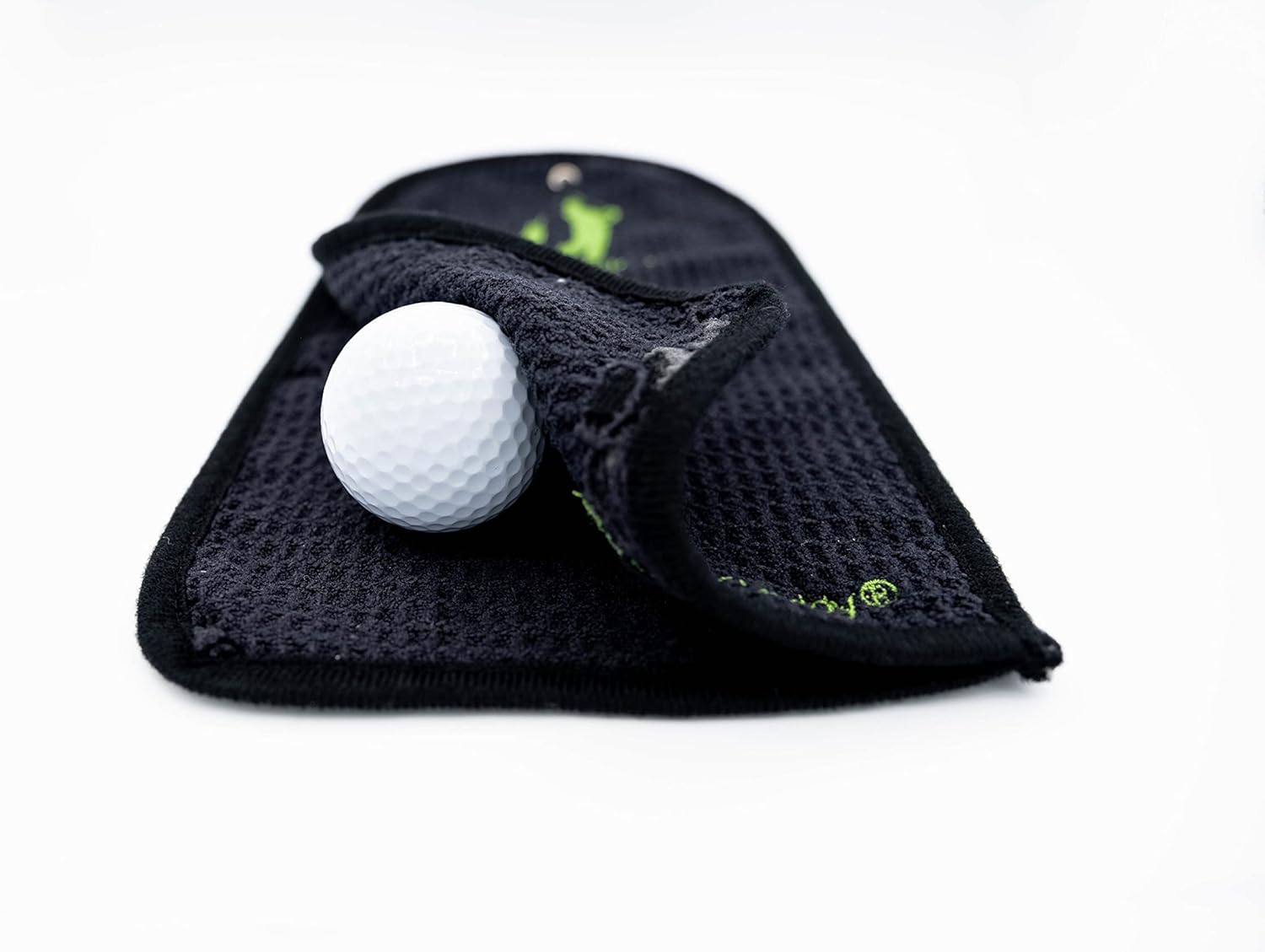 review Bronwyck |3-in-1 Premium Microfiber Fabric | Waffle Design Mini Golf Towel | Golf Bags | Hips | Stepkick Caddy | Strong Carabiner Clip | 12 by 6 | Clean Golf Balls | Golf Clubs | Hand | Green |