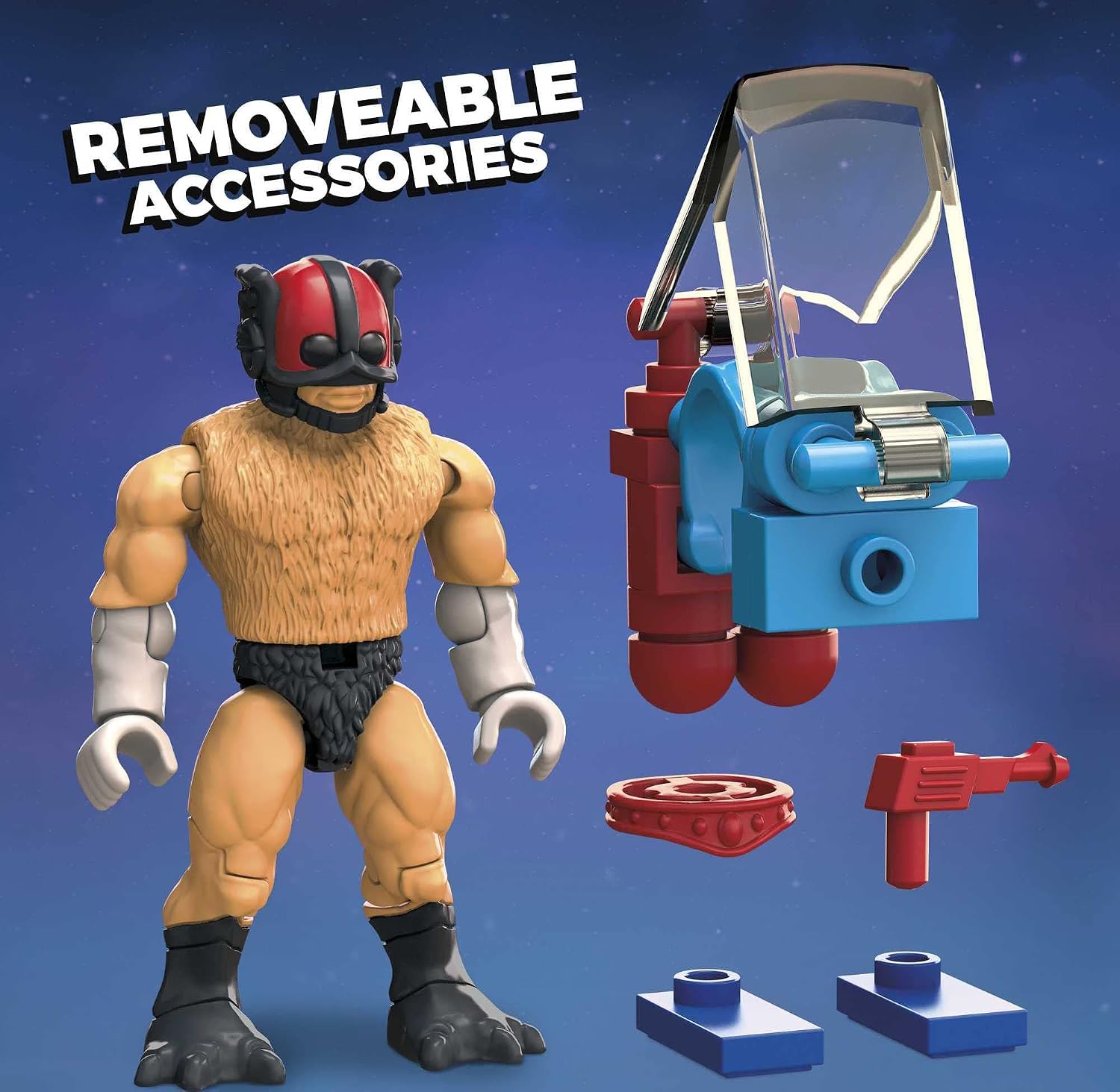Mega Construx Masters of The Universe - Childrens Building Skull Kit - (Zodac and the Scubattack), Purple, 6.35 cm - Image 3