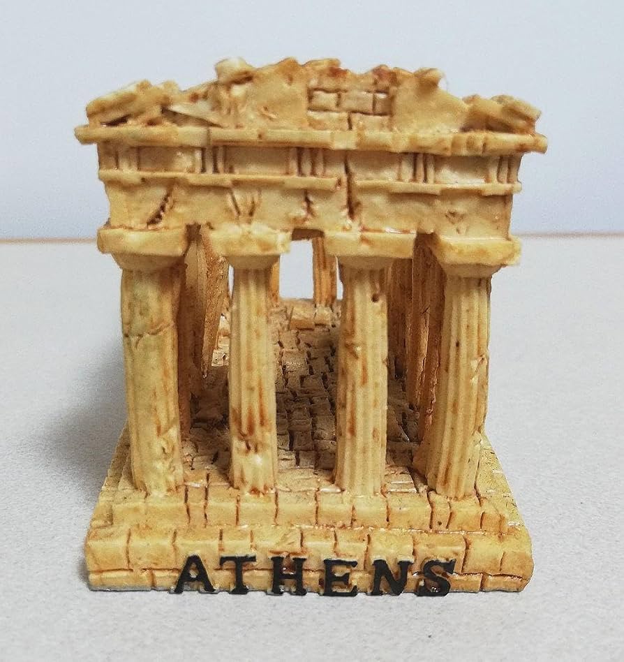 古代ギリシャ風柱の置物 Foro Romano ローマの柱の陶器置物 Amazon.co