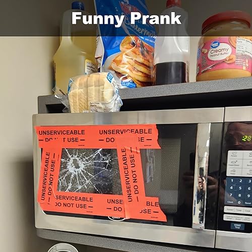 Miniatura 2 de Calcomanía de cristal roto de 7.5 pulgadas, paquete de 3 calcomanías impermeables reutilizables para bromas de pantalla rota, calcomanías para