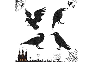 Black Crow Gothic Halloween Decorations