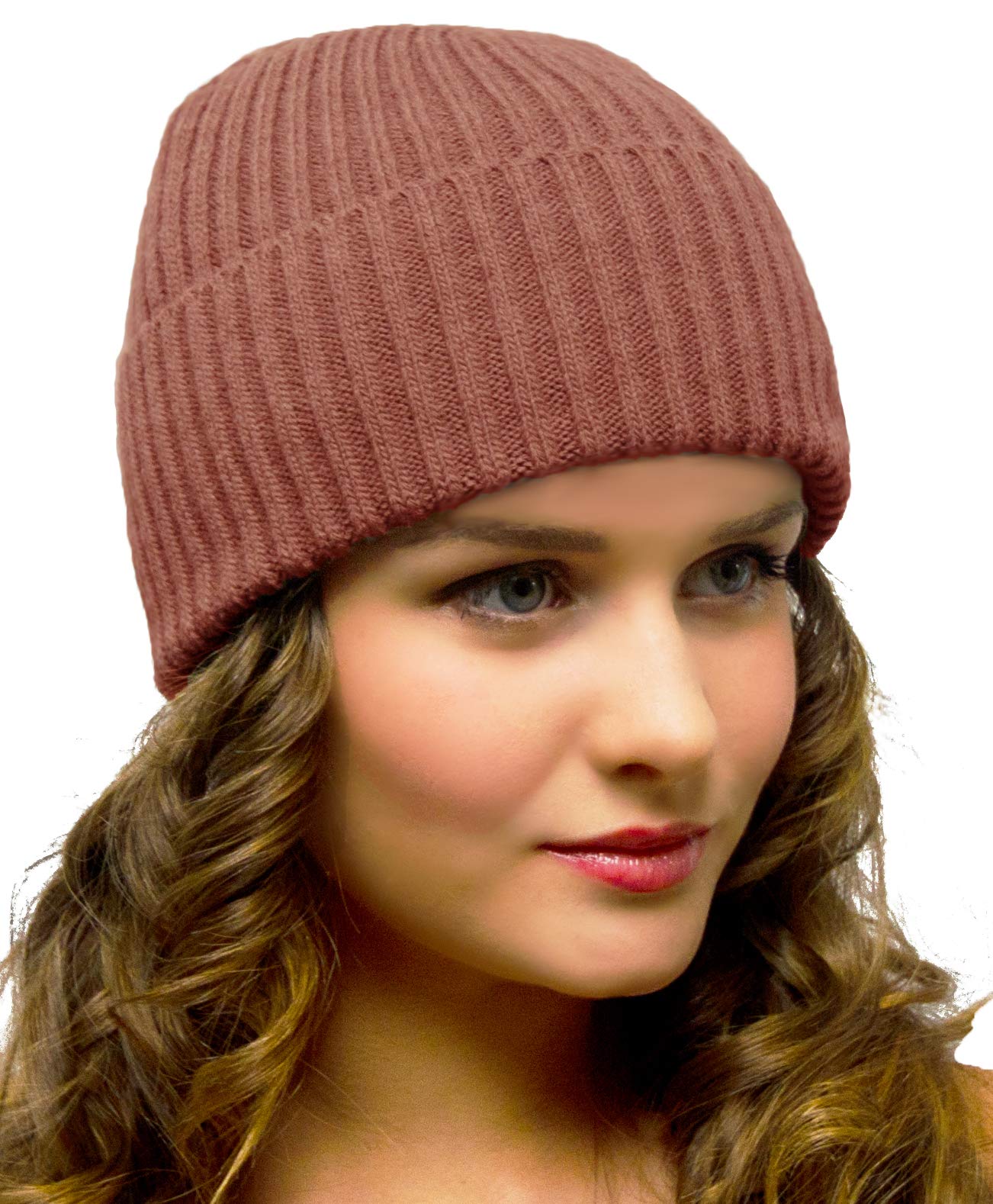 Entire Empire Women's Pink Woolly Hat Beanie Red Hat - Winter Cap Woman - Woolly Beanies For - Golf Beanie Woollen Wooley (Pink)