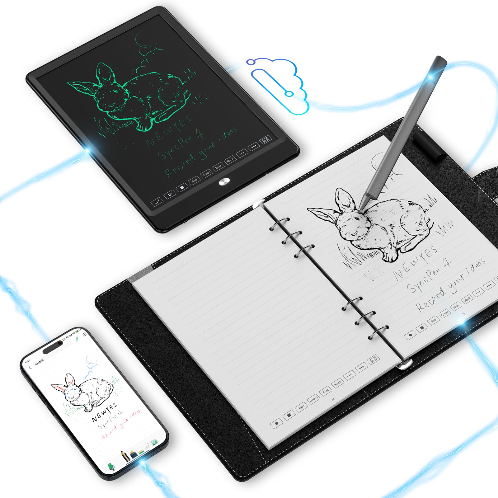 Amazon.com: Syncpen Notebook Set with Writing Tablet : Electronics