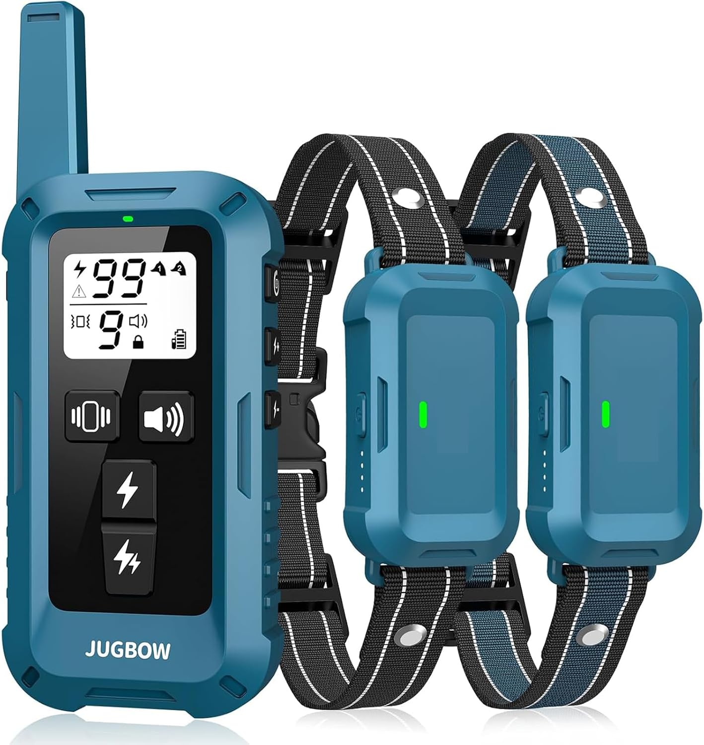 Dog Shock Collar 2 Dogs - 4200FT Dog Training Collars with Remote,Blue