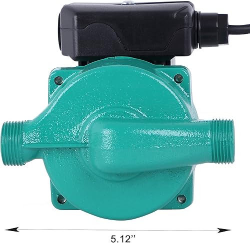 Miniatura 4 de BOKYWOX Bomba de Circulación de Agua Caliente Doméstica de 110V NPT34'' de 3 Velocidades 93W Bomba Recirculadora Circuladora para Calentador