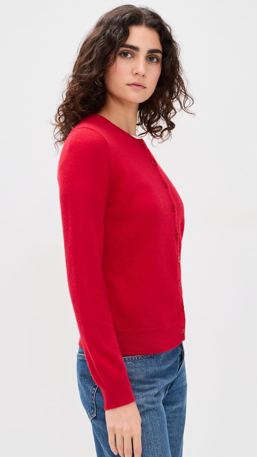 Enza Costa Women's Cashmere Fitted Cardigan - Image 4