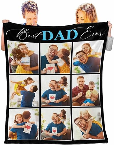 Miniatura 7 de D-Story Regalo para mi papá, manta con foto personalizada, manta de foto personalizada, manta de fotos personalizada, manta de fotos personalizada,
