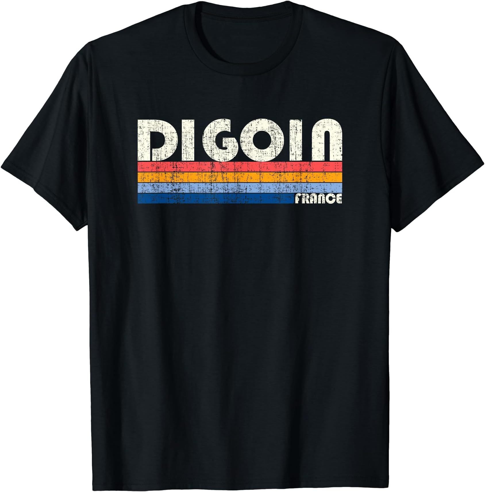 Retro Vintage 70s 80s Style Digoin, France T-Shirt