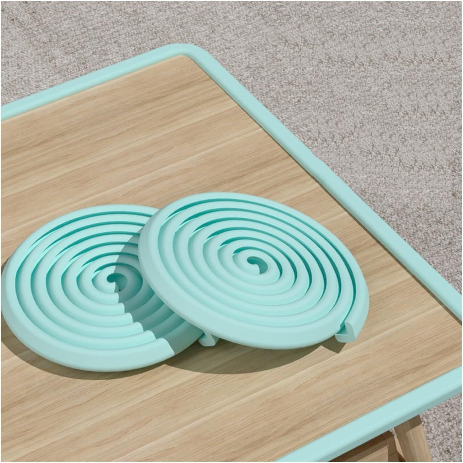 MaiBuL LNNW Garage Wall Protector Furniture Edge Corner Padding, Foam Desk Edge Protector, Home Office Self-Adhesive Furniture Edge Strips Guard Wall Corner Edge and Bumpers Corner Guards(Green-b,2m)