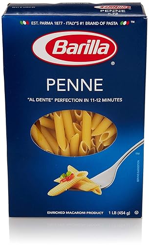Barilla Penne Pasta, 16 oz - Paquete de 3