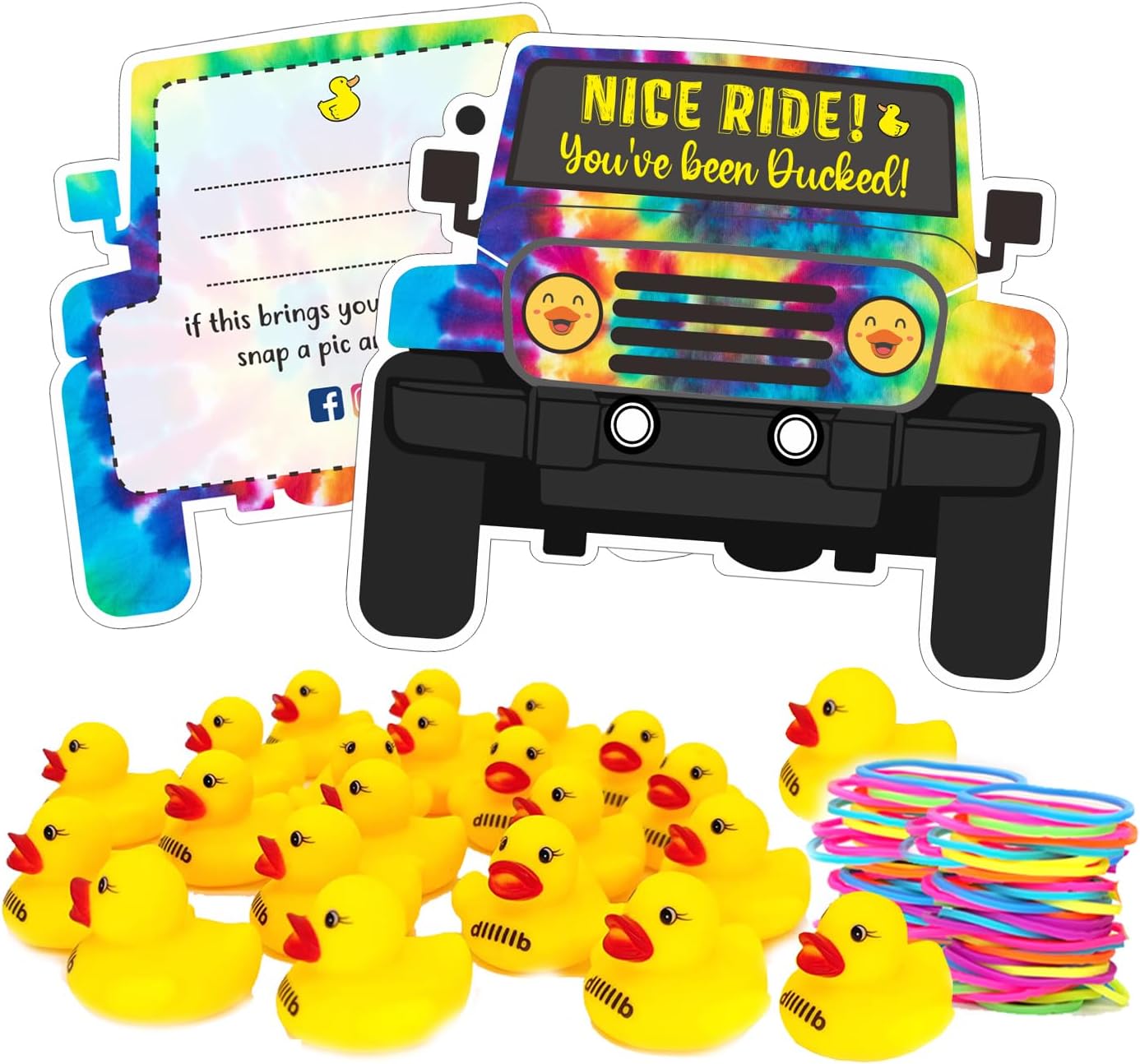 Duck Tags, You've Been Ducked - Tarjeta De Juego De Pato, Paquete