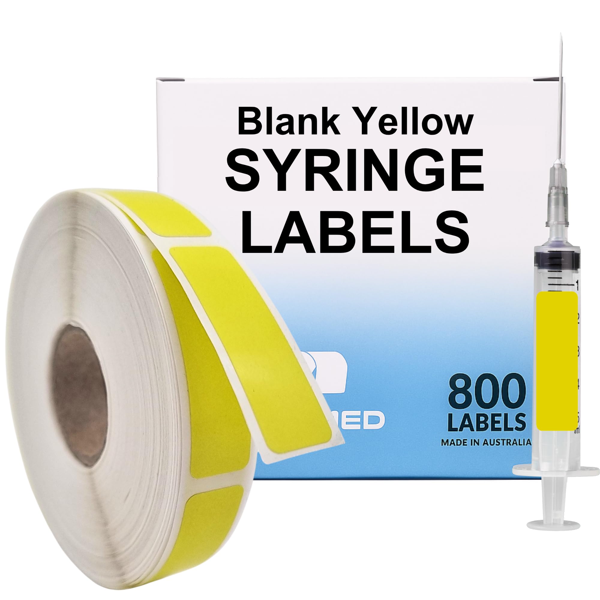 Blank White Medical Syringe Labels, 12mm x 40mm (0.5" x 1.5") 800/Roll – Write-On, Latex-Free Adhesive, Easy-Dispense Box — Amazon image 11
