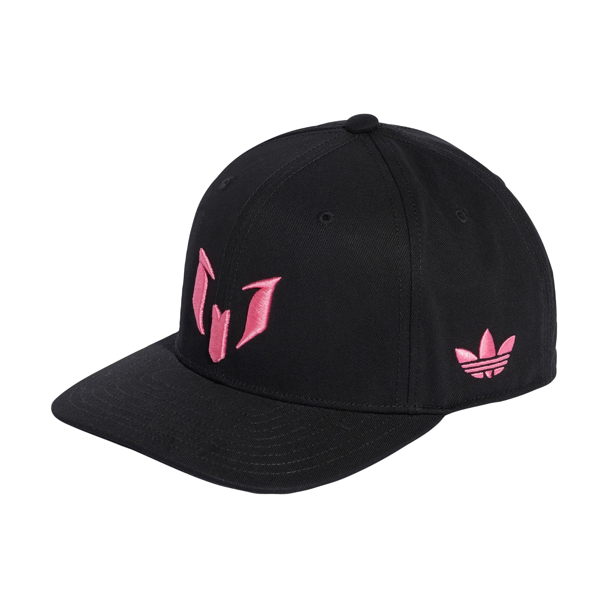 adidas Unisex Lionel Messi Snapback Cap, Black/Pink Fusion, XXS-XS