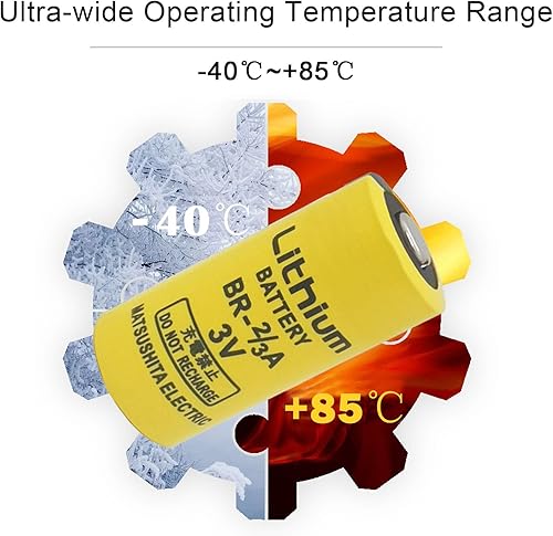 Miniatura 4 de STEPMAX Paquete de 10 baterías de litio BR-23A BR-23ASSP 3V 1200mAh PLC, repuesto para Panasonic BR-23A FANUC A98L-0031-0006