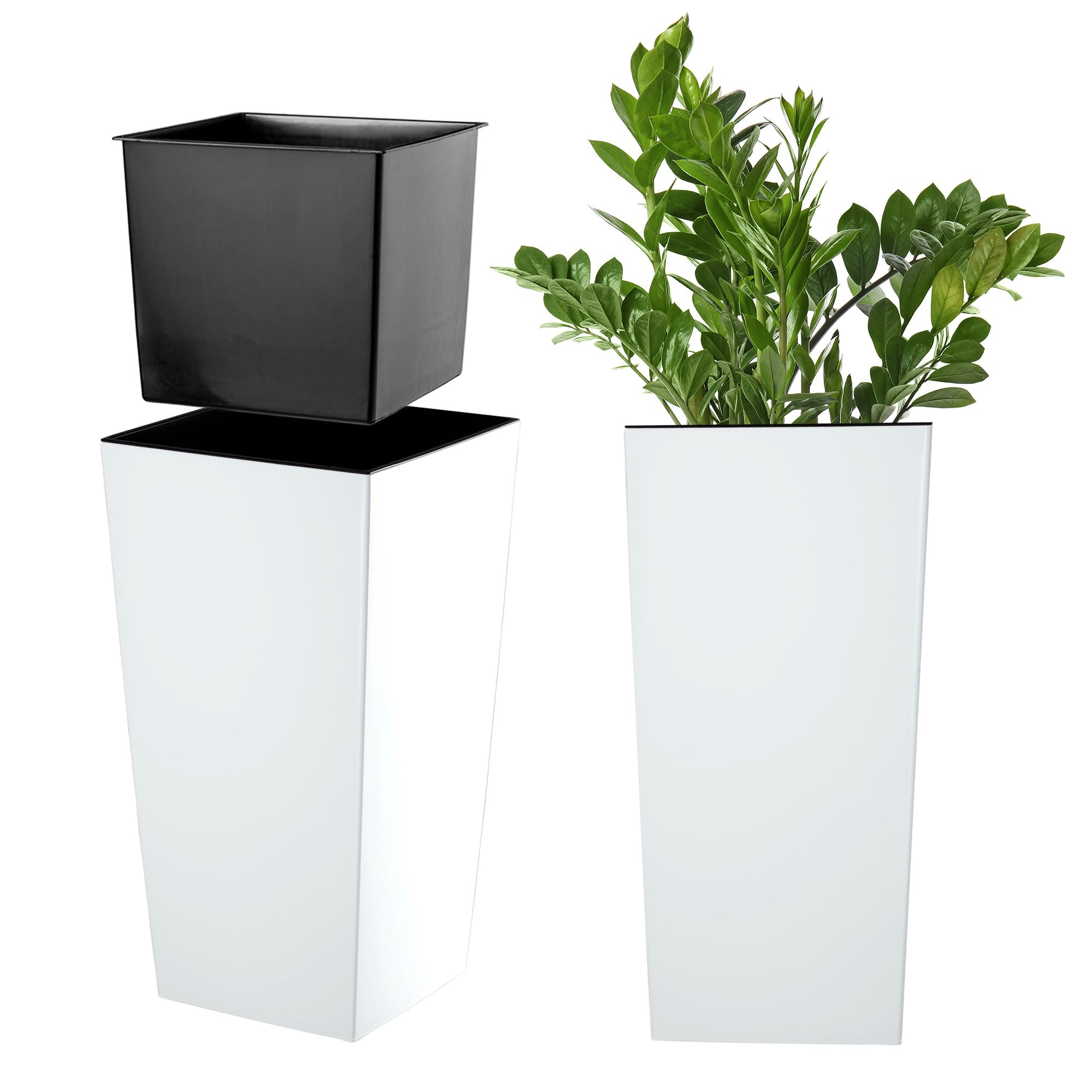 Vasi Da Esterni, Interni E Da Giardino - Decor Home- EURO3PLAST- SERRALUNGA- Colore Grigio - Foto 8