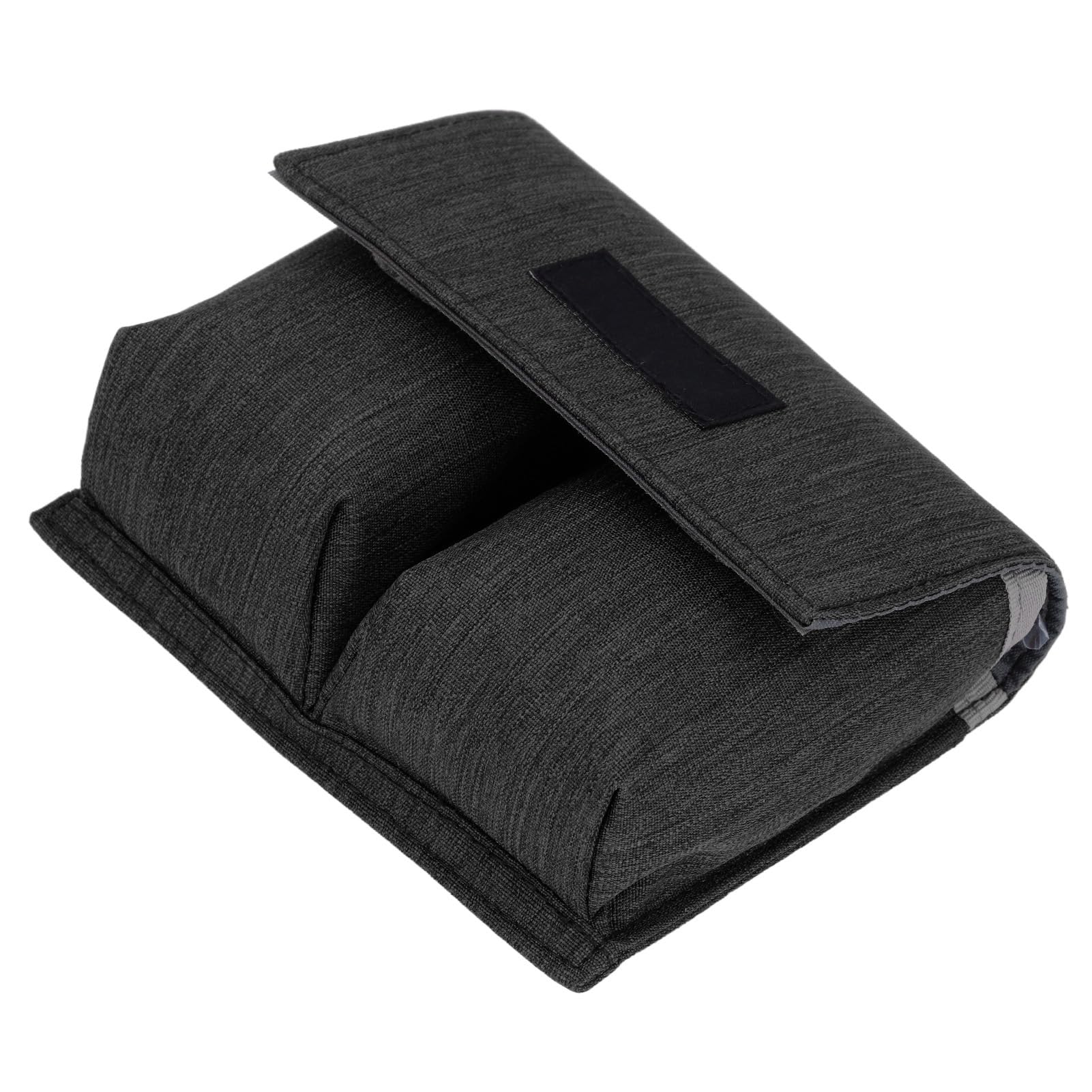 Bolsa para Batería de Dron, Nailon Resistente a los Arañazos, a Prueba de Polvo, Bolsa para Batería de Cámara, Resistente Al Agua, 2 Bolsillos para Exteriores (Black)