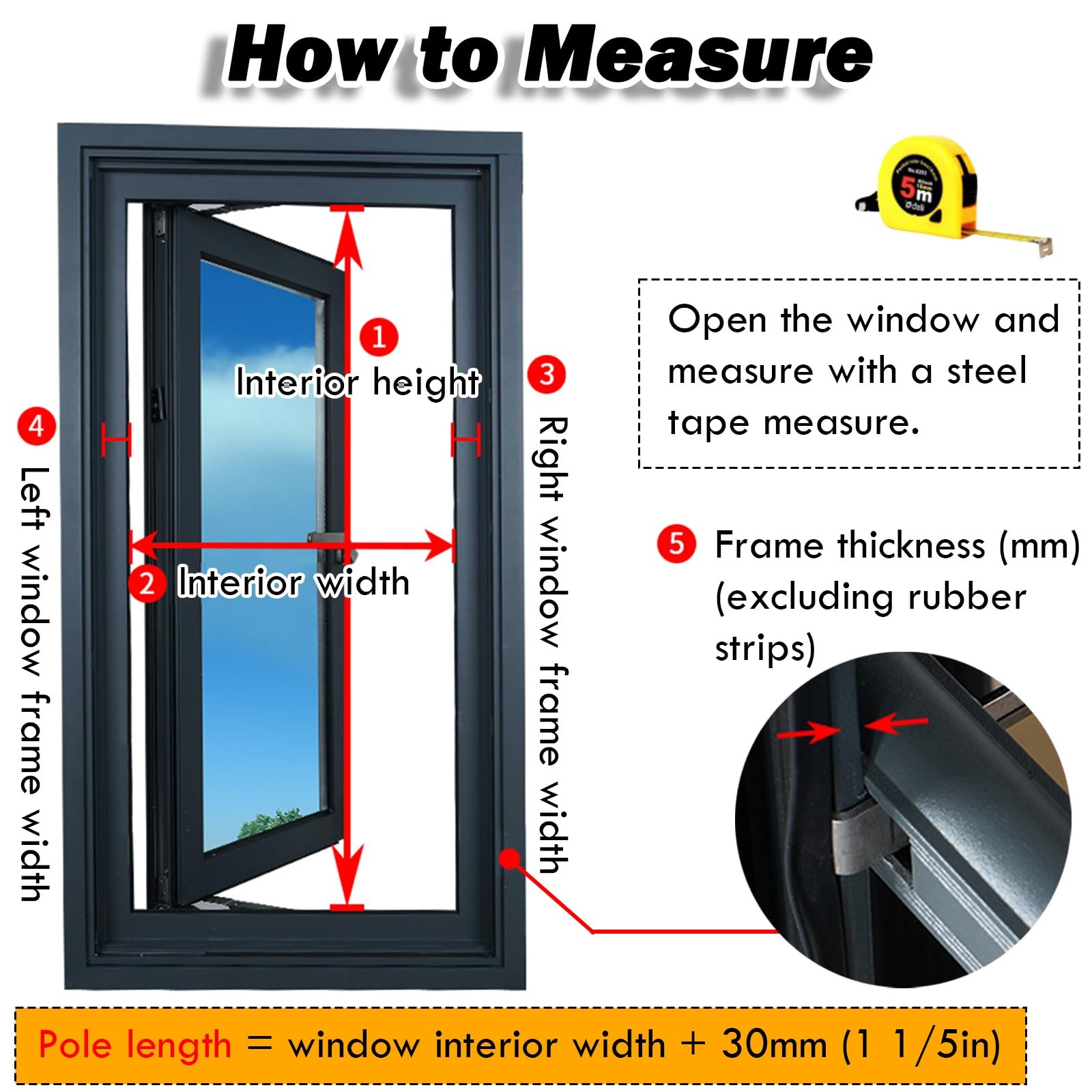 AMUFJJ rejas Ventanas/reja Ventana Red De Seguridad para Ventanas Sin Taladros, Barras De Seguridad Transparentes para Apartamentos, Hoteles Y Hospitales, Protección Infantil.(5 Pack,16in/40.6cm)