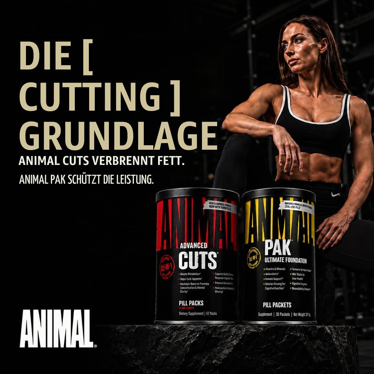 Universal Nutrition, Animal Cuts, Ephedra-free, Pa