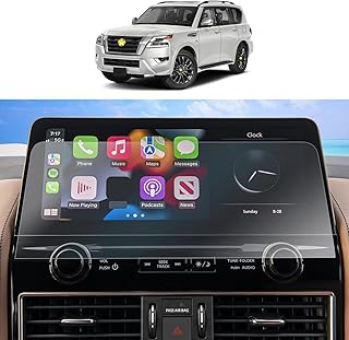 Screen Protector for 2023 2022 2021 Nissan Armada Y62, Fit for 2023 2022 Nissan Armada Screen Protector Armada Y62 Navigation Display Armada 2023 Accessories High Clarity Anti-Scratch 2023 Armada Screen Protector for 2023 2022 2021 Nissan Armada S/SV/SL/Platinum