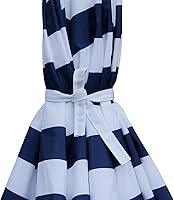 Vista 4 de Blissun - Sombrilla de patio de 7.5 pies, sombrilla de jardín, sombrilla de mercado al aire libre con botón de inclinación y manivela (azul y blanco)