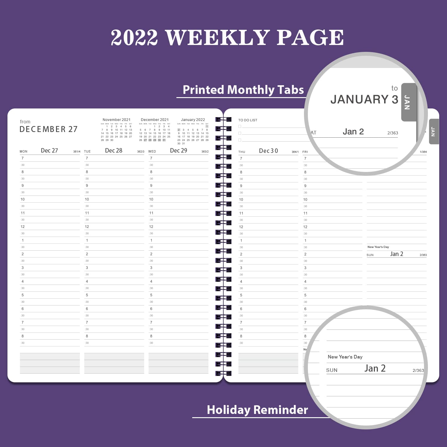 20222023 Weekly Appointment Book & Planner 20222023 Daily Hourly