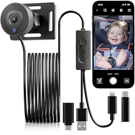 GooTens 1080P HD Baby Car Mirror with Night Vision