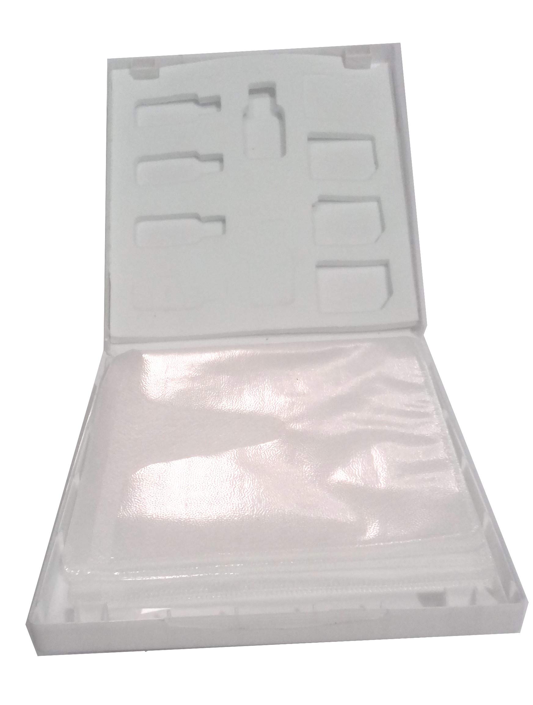 Nawani for 12 CD CDs, 4 SD Card and 6 Pen Drive Look Cover/Case/Folder/DVD