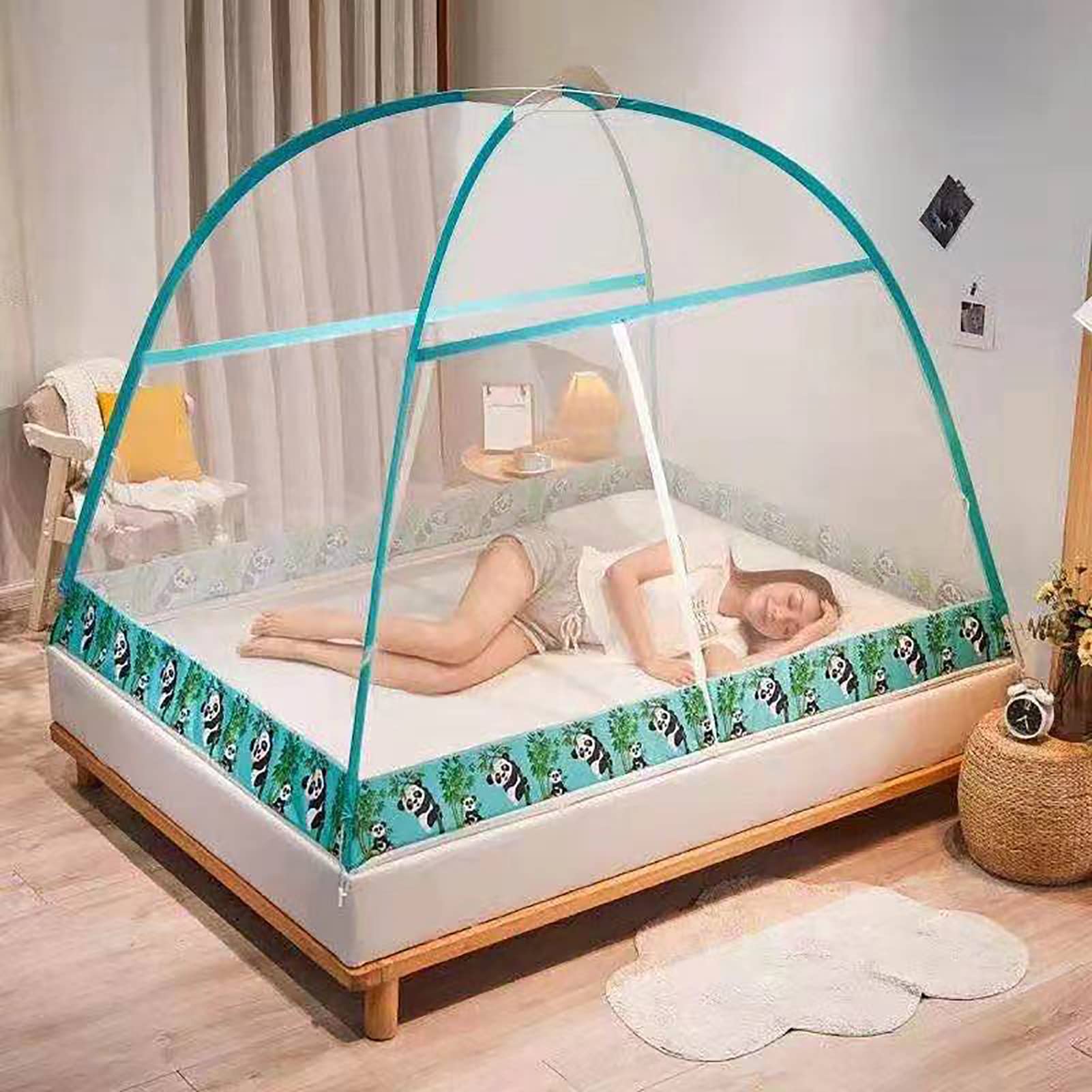 Deconet TENDA Klamboe tent 100x200cm 1pers Zwart