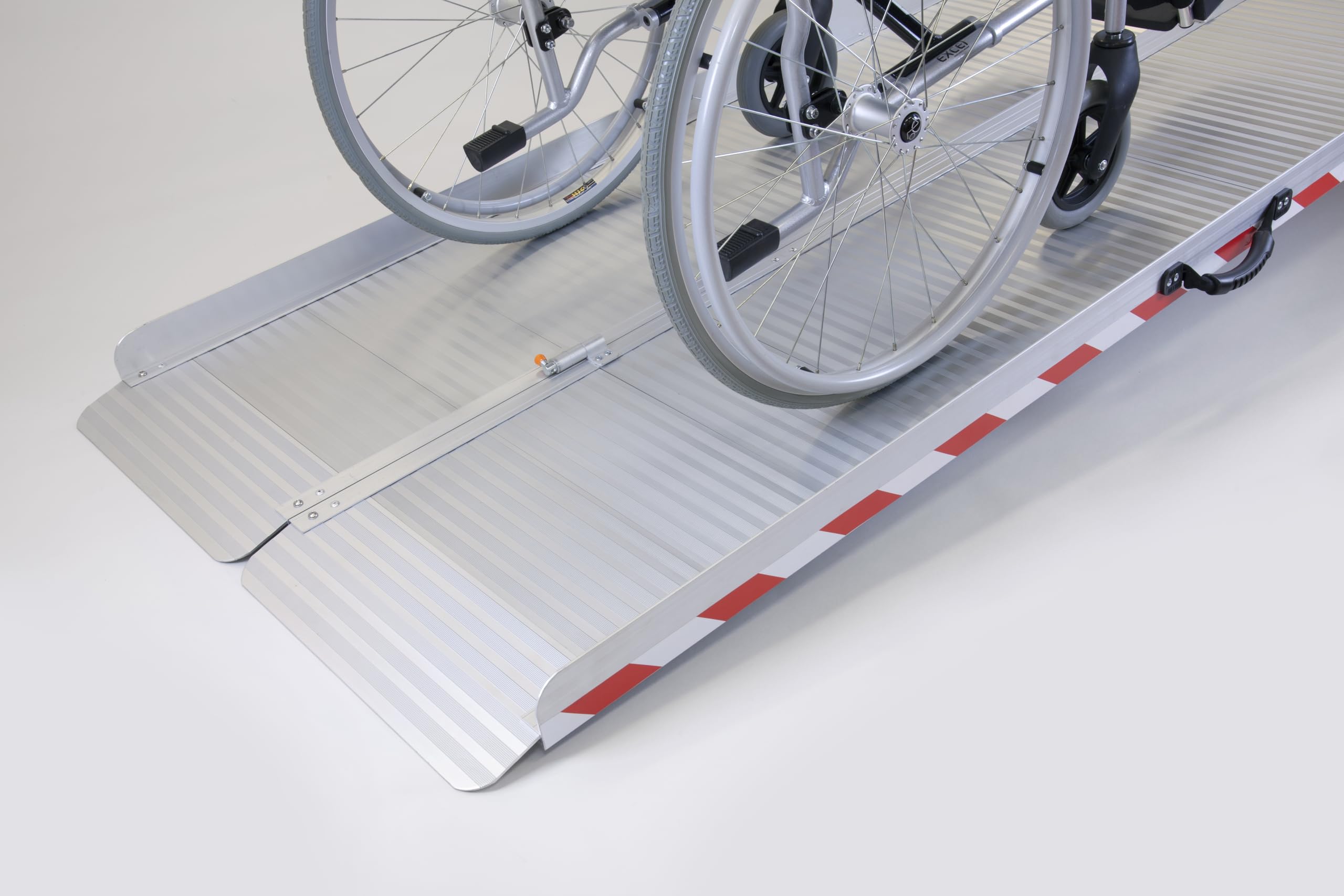 The Ramp People Silver Wheelchair Ramps Folding Extra Wide 2Ft - 8Ft (7Ft / 213Cm)