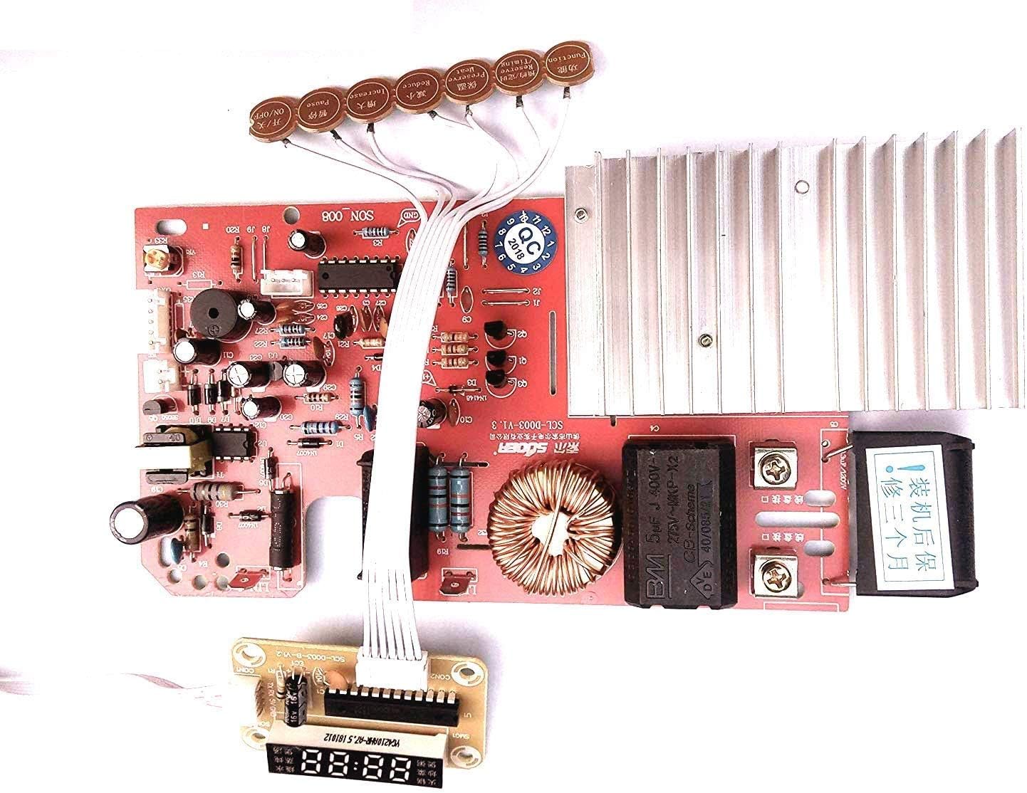 2200W Induction Cooker Controller PCB Circuit Board, Touch Control, Multilayer, Multicolour-image-35