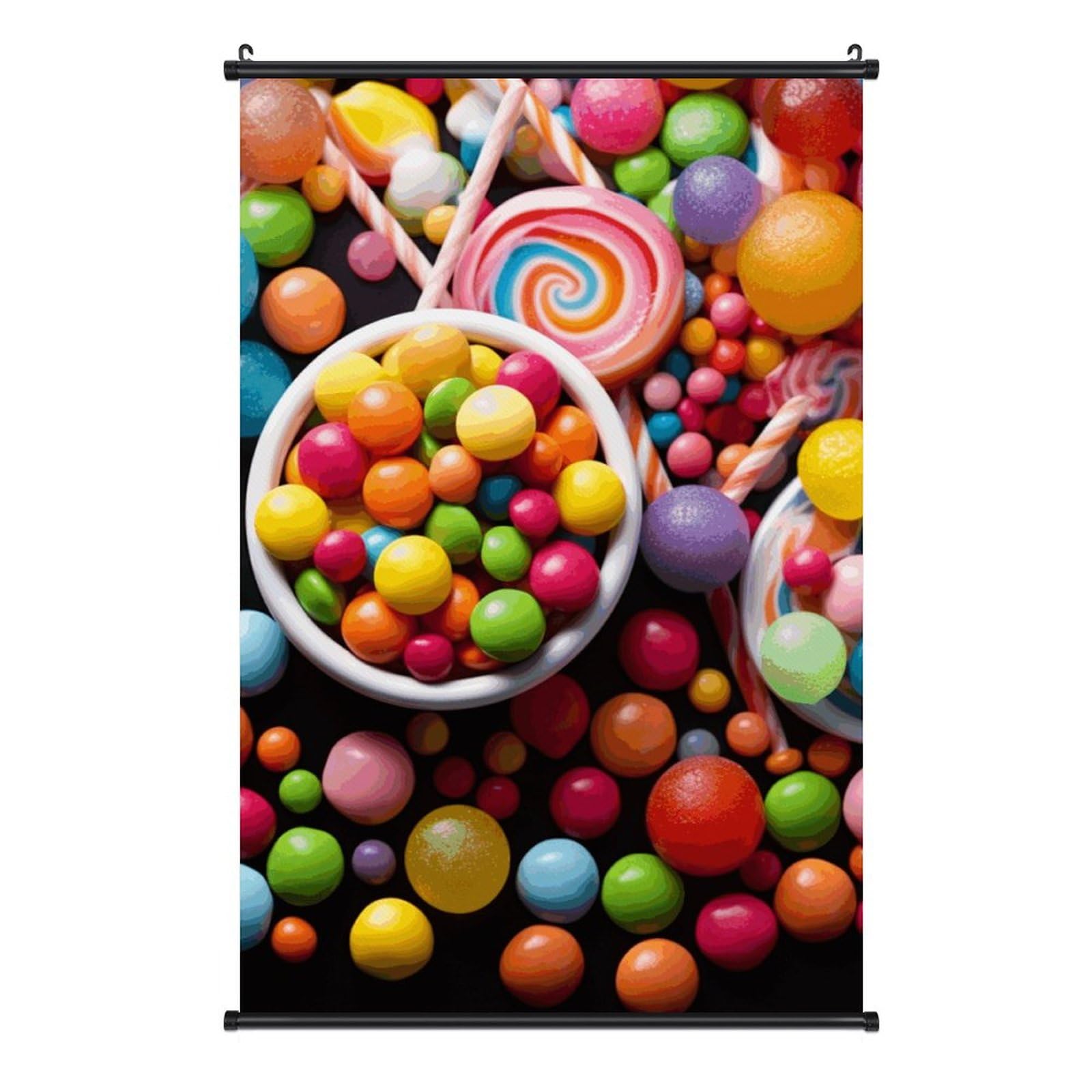 Poster décoration murale couleur bonbon pour bureau et studio - 8
