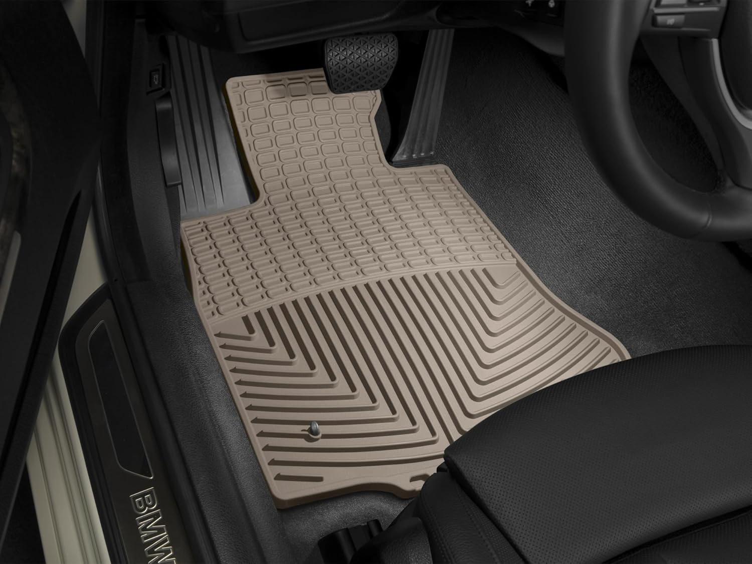 WeatherTech All-Weather Floor Mats for BMW 640i, 650i - 1st Row (W260TN), Tan