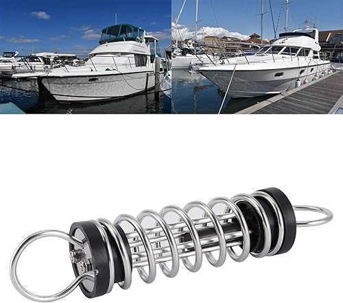 Miniatura 8 de Fydun Muelle de amarre para barco, acero inoxidable, anclaje de barco, muelle de amarre de 0.236 x 11.811 in, hardware marino para inflable, kayak,