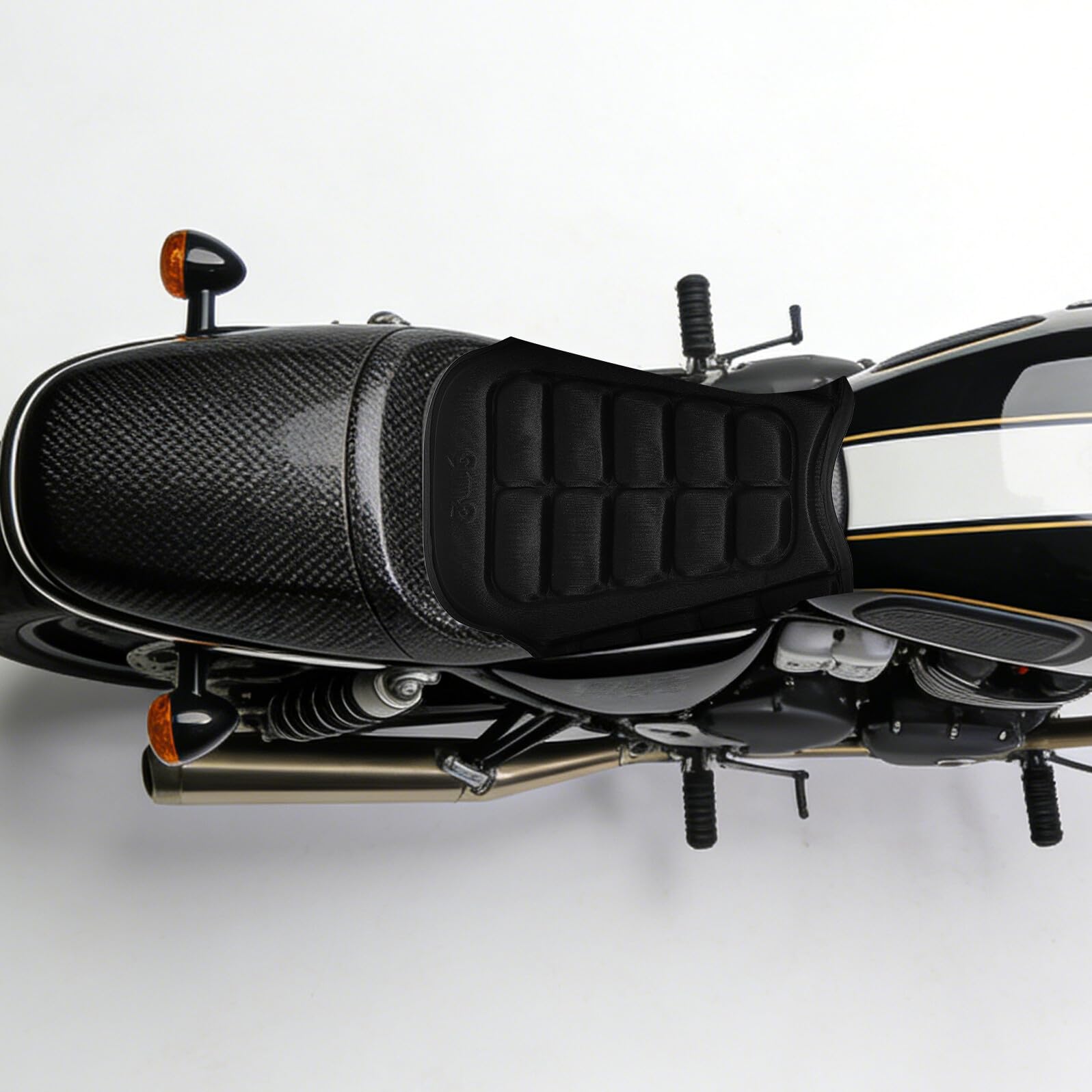 Coussin de Selle Moto Housse de Selle pour Scooter Coussin Amortissant pour Vélo Électrique Protection Thermique Absorption des Vibrations S Adapte Facilement