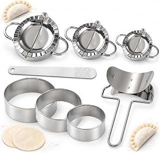 304 Stainless Steel Dumpling Maker Dough Cutter Set Empanada Press Maker