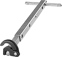 Vista 9 de HAUTMEC Llave de Lavabo Profesional de 11 Pulgadas Llave de Grifo de Fregadero para Espacios Reducidos con Capacidad Ajustable de 3/8'' a 1-1/4