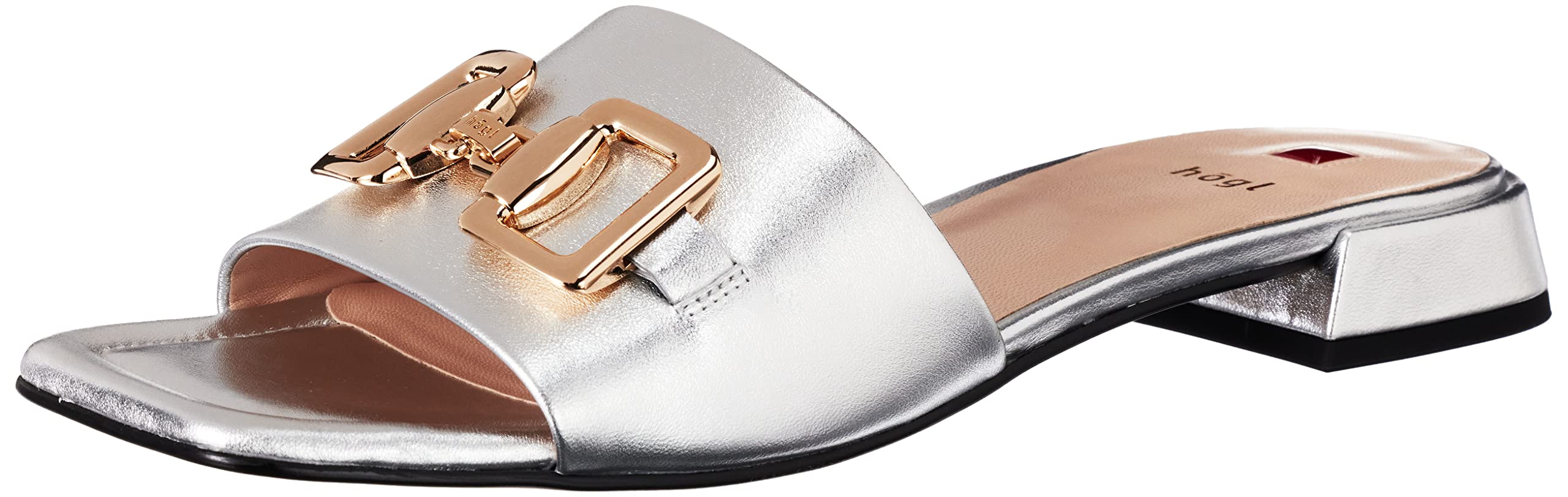 HÖGL Women's Florence Sandals, silver, 37 EU X-Weit