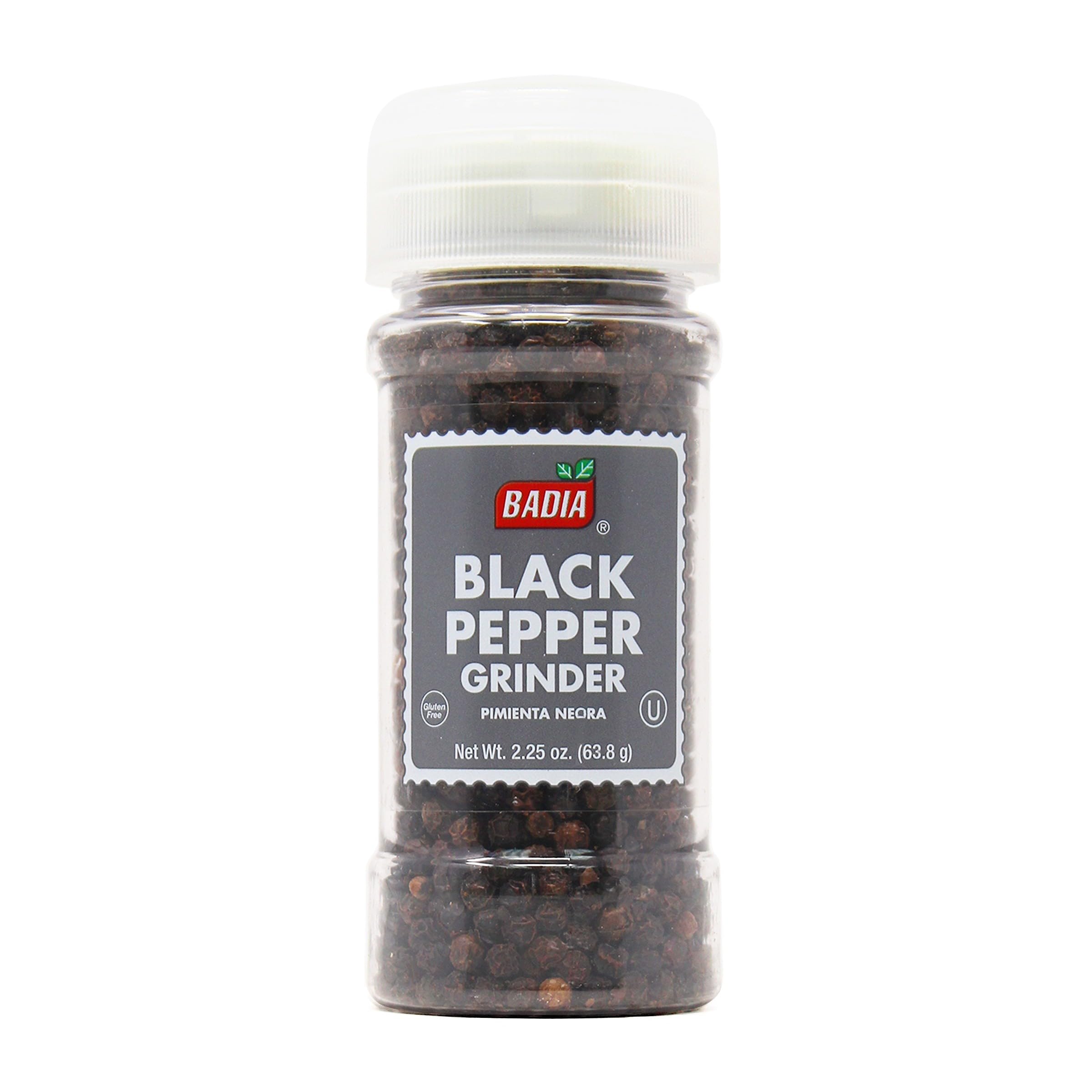 Badia Black Pepper Grinder, 2.25 oz - Freshly Ground Flavor