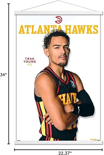 Miniatura 7 de Trends International NBA Atlanta Hawks - Trae Young Feature Series 23 Wall Poster with Magnetic Frame