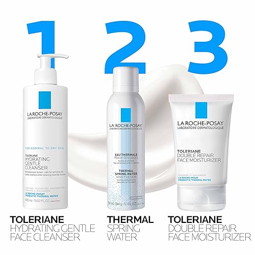 Miniatura 8 de La Roche-Posay Toleriane Double Repair Face Moisturizer Daily Moisturizer Face Cream with Ceramide and Niacinamide for All Skin Types Oil Free