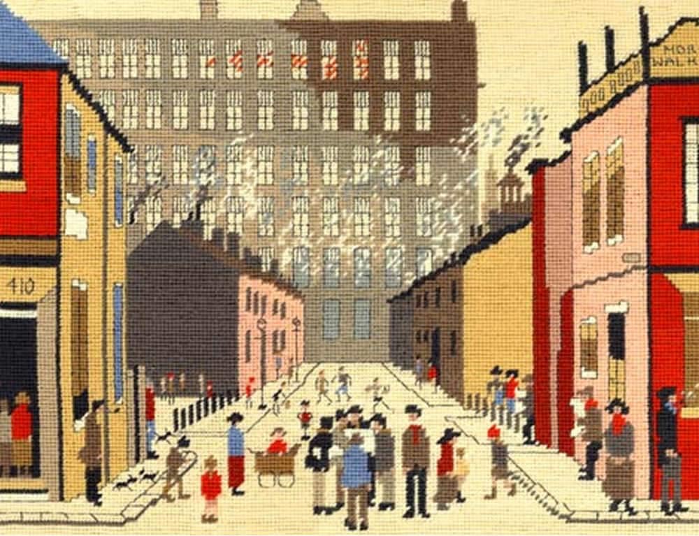 Urban Scene Tapestry by Bothy Threads